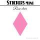 400 Losanges 1 cm - Stickers mini gommettes