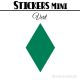 80 Losanges 2 cm - Stickers mini gommettes