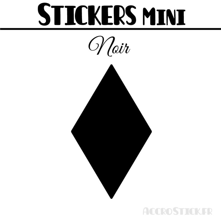 64 Losanges 2,4 cm - Stickers mini gommettes