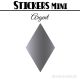 40 Losanges 3 cm - Stickers mini gommettes