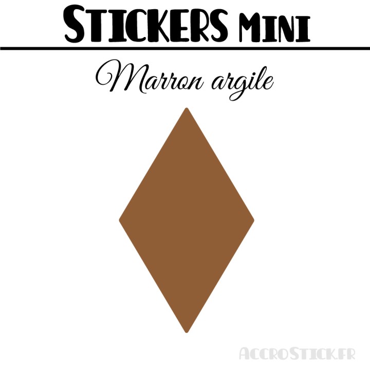 40 Losanges 3 cm - Stickers mini gommettes