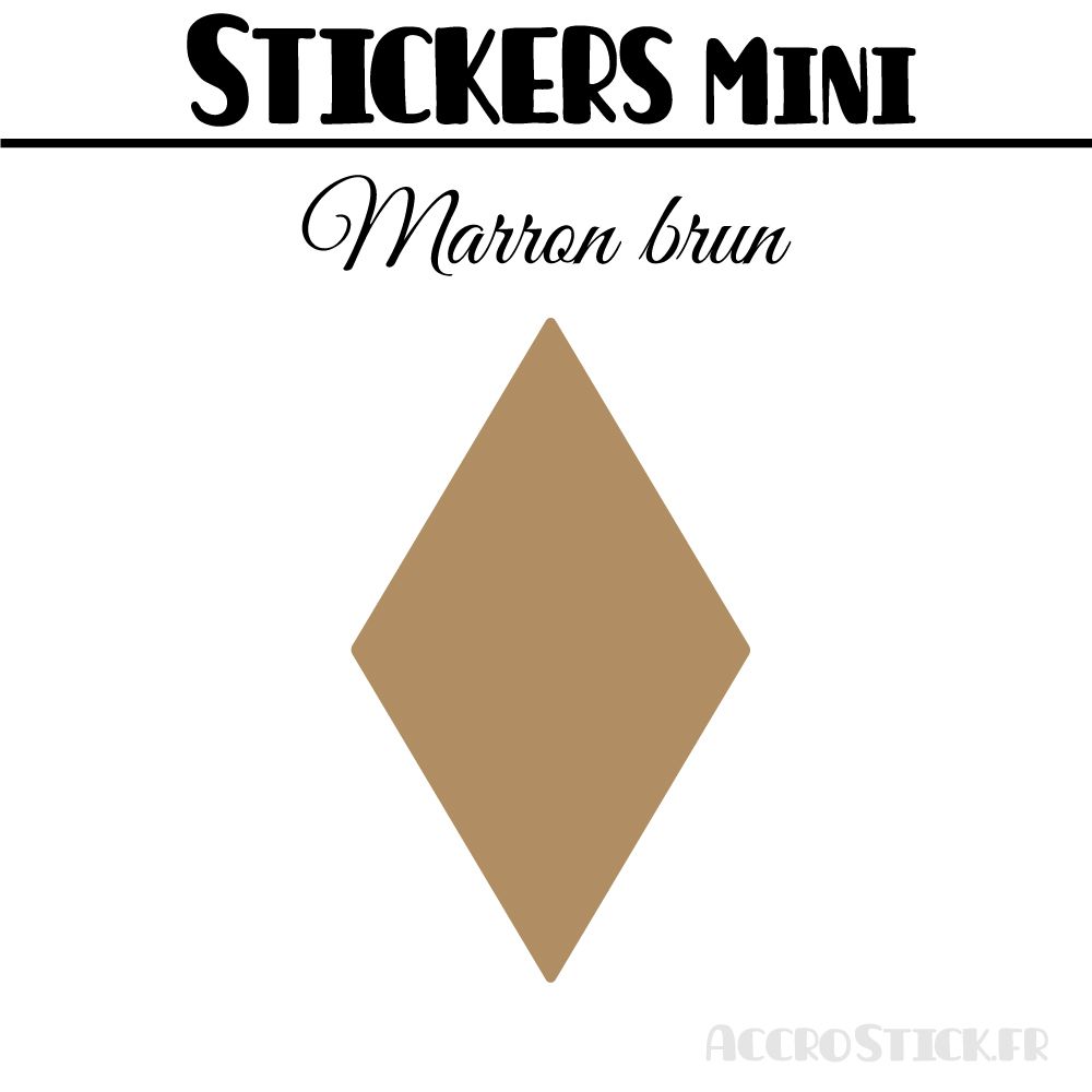 40 Losanges 3 cm - Stickers mini gommettes 40 Losanges 3 cm - Stickers mini gommettes