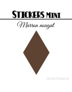 40 Losanges 3 cm - Stickers mini gommettes