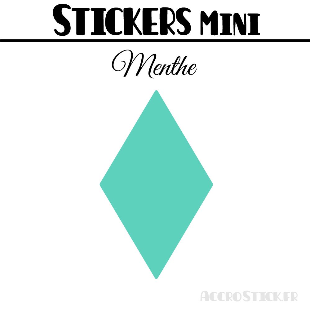 40 Losanges 3 cm - Stickers mini gommettes 40 Losanges 3 cm - Stickers mini gommettes