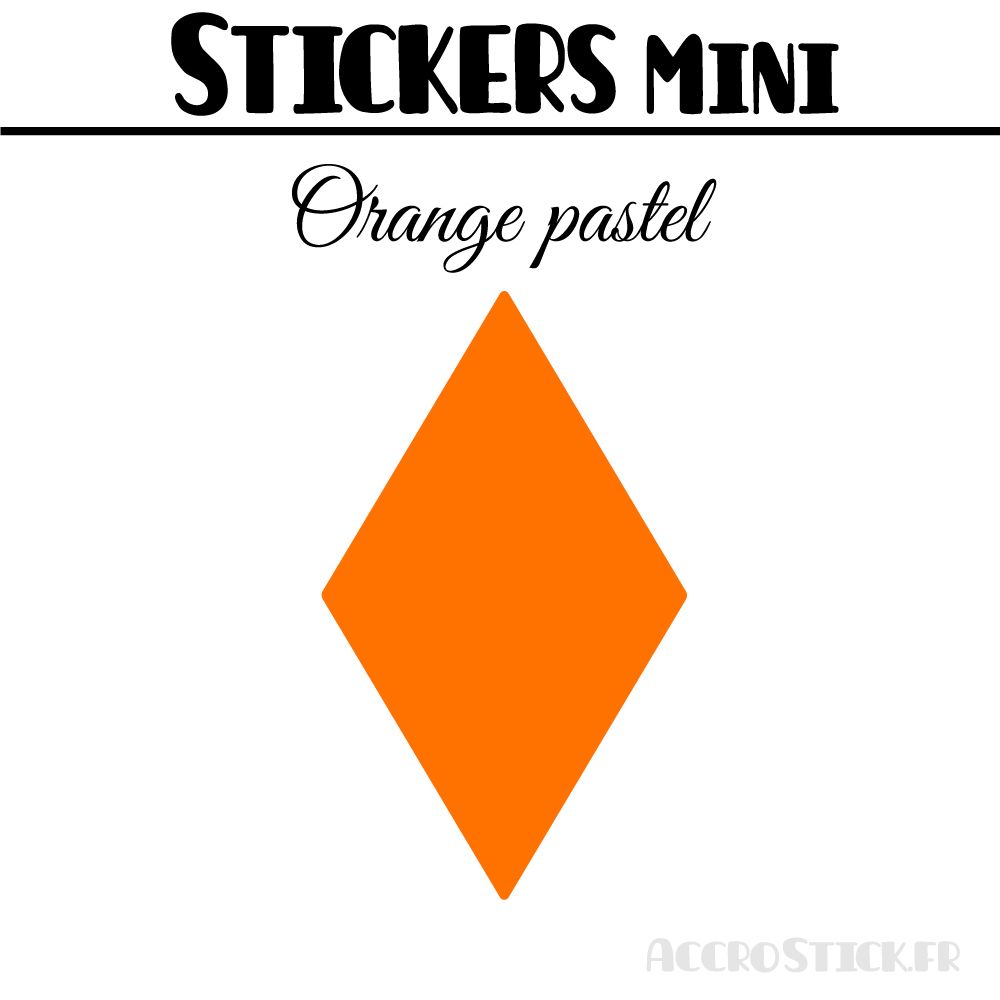 40 Losanges 3 cm - Stickers mini gommettes 40 Losanges 3 cm - Stickers mini gommettes