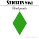 40 Losanges 3 cm - Stickers mini gommettes