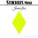 216 Losanges Mixte - Stickers mini gommettes
