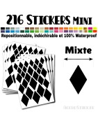 216 Losanges Mixte - Stickers mini gommettes