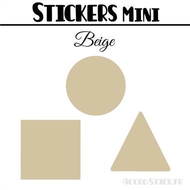 640 Formes Mixtes de 0,8 cm - Stickers mini gommettes