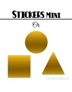 640 Formes Mixtes de 0,8 cm - Stickers mini gommettes
