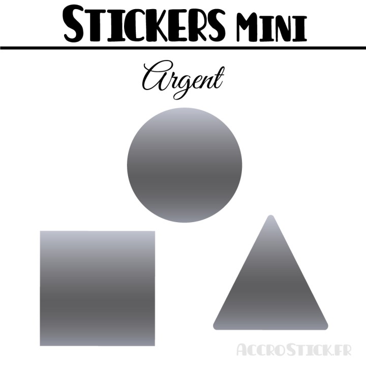 456 Formes Mixtes de 1 cm - Stickers mini gommettes