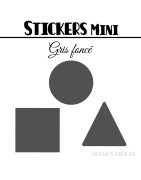 456 Formes Mixtes de 1 cm - Stickers mini gommettes