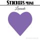 680 Coeurs 0,8 cm - Stickers mini gommettes