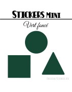 456 Formes Mixtes de 1 cm - Stickers mini gommettes