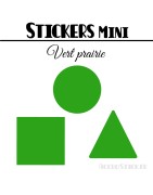 456 Formes Mixtes de 1 cm - Stickers mini gommettes