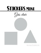 336 Formes Mixtes de 1,2 cm - Stickers mini gommettes