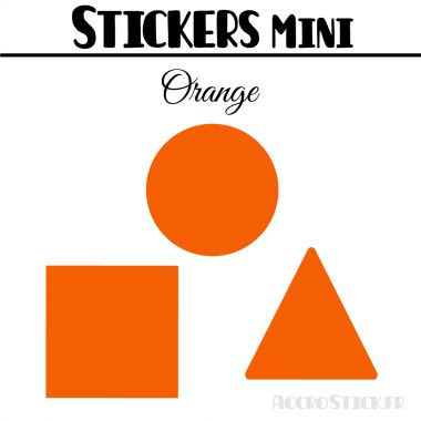 336 Formes Mixtes de 1,2 cm - Stickers mini gommettes