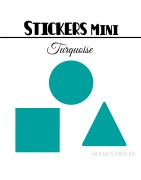 336 Formes Mixtes de 1,2 cm - Stickers mini gommettes