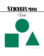 336 Formes Mixtes de 1,2 cm - Stickers mini gommettes