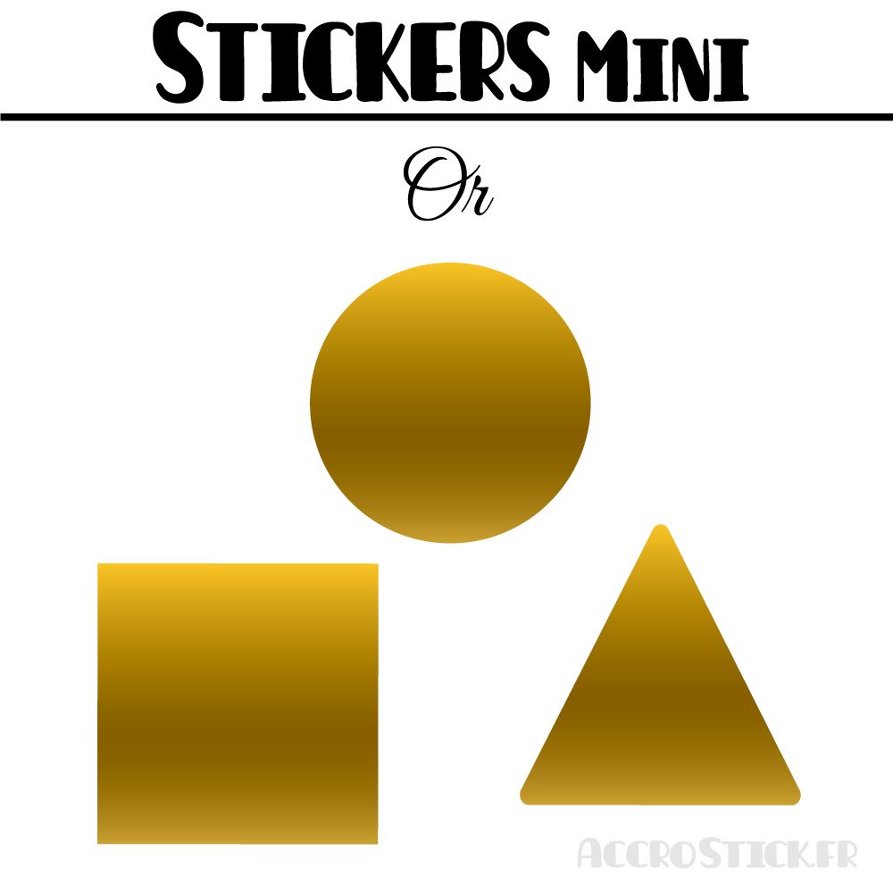 232 Formes Mixtes de 1,4 cm - Stickers mini gommettes