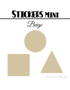 208 Formes Mixtes de 1,6 cm - Stickers mini gommettes