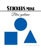 208 Formes Mixtes de 1,6 cm - Stickers mini gommettes