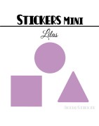 208 Formes Mixtes de 1,6 cm - Stickers mini gommettes