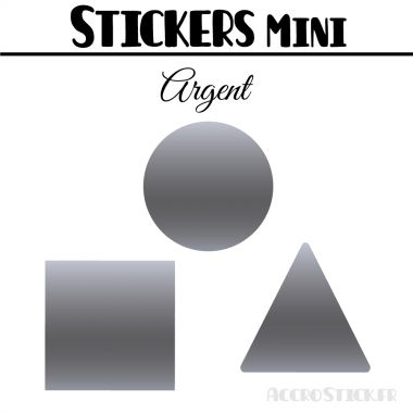 128 Formes Mixtes de 2 cm - Stickers mini gommettes