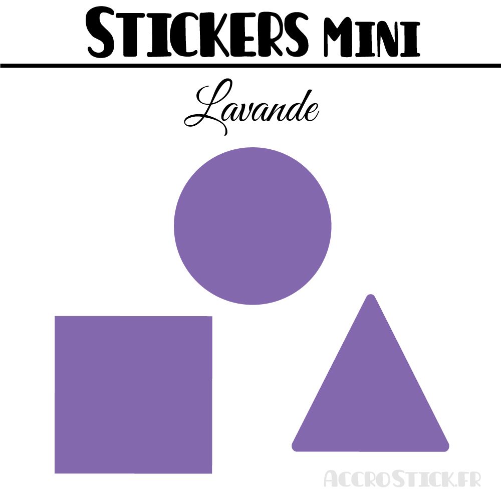 128 Formes Mixtes de 2 cm - Stickers mini gommettes