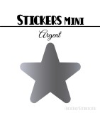 488 Etoiles 1 cm - Stickers mini gommettes