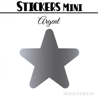 488 Etoiles 1 cm - Stickers mini gommettes