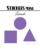 56 Formes Mixtes de 2,8 cm - Stickers mini gommettes