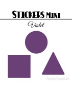 56 Formes Mixtes de 2,8 cm - Stickers mini gommettes