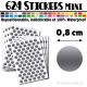 624 Ronds 0,8 cm - Stickers mini gommettes