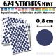 624 Ronds 0,8 cm - Stickers mini gommettes
