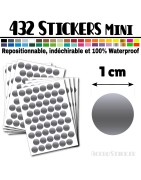 432 Ronds 1 cm - Stickers mini gommettes