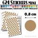 624 Ronds 0,8 cm - Stickers mini gommettes