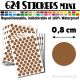 624 Ronds 0,8 cm - Stickers mini gommettes