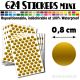 624 Ronds 0,8 cm - Stickers mini gommettes