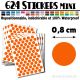 624 Ronds 0,8 cm - Stickers mini gommettes