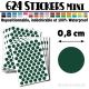 624 Ronds 0,8 cm - Stickers mini gommettes