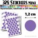 328 Ronds 1,2 cm - Stickers mini gommettes