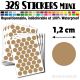 328 Ronds 1,2 cm - Stickers mini gommettes