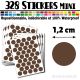 328 Ronds 1,2 cm - Stickers mini gommettes