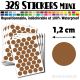 328 Ronds 1,2 cm - Stickers mini gommettes