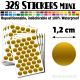 328 Ronds 1,2 cm - Stickers mini gommettes