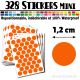 328 Ronds 1,2 cm - Stickers mini gommettes