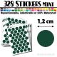 328 Ronds 1,2 cm - Stickers mini gommettes