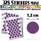328 Ronds 1,2 cm - Stickers mini gommettes
