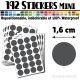 192 Ronds 1,6 cm - Stickers mini gommettes